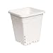 9 x 9 Square White Pot, 10 Tall (3 Gallons each) Case of 24