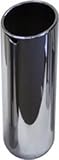 Exhaust Tip 4-6 in. Roll Top Chrome