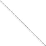Sterling Silver .90mm Box Chain 10