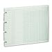 Accounting Sheets, 8 Cols, 9-1/4 x 11-7/8 , 100 Loose Sheets/Pack, GN (WLJG108DTOP);