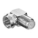 F-Winkeladapter 90 Grad F-Stecker auf F-Kupplung