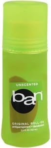 BAN ROLL ON UNSCENTED 3.5OZ KAO BRANDS