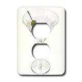 Fruit Food - Martini - Light Switch Covers - 2 plug outlet cover