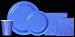 SOLID CORN FLOWER BLUE PAPER GOODS 16 ct. 7" PLATES