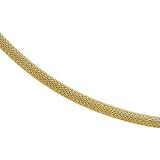 Image of 14K Yellow Gold Hollow Mesh Chain - 16 inches