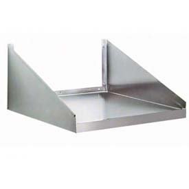 Microwave Shelf Wall-Mounted Stainless Steel 18"D 24"W