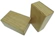 YogaAccessories (TM) 4'' Wood Yoga Block