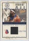 2004-05 Fleer Authentix Jerseys 150 #27 - Rasheed Wallace/150