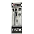 Sentry HO481 Metalix Silicon Ear Buds (Black)