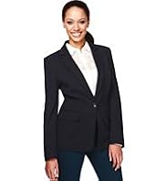 Notch Lapel 1 Button Blazer