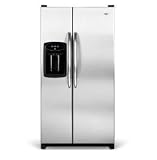 Review Maytag  / Maytag MSD2660KES 25.6 cu. ft. Freestanding Side by Side Refrigerator with 3 Spill-Catcher Glass Shelves, 1 Elevator Shelf, External Ice/Water Dispenser, Triple-Cool System and SpeedIce Feature: Stainless Steel