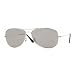 Ray-Ban Unisex RB3362 Cockpit Sunglasses,Shinny Silver Frame/G-31 Mirror Lens,one size