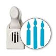 Medium Punch: Birthday Candles