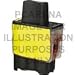 1 Yellow Ink for Brother MFC-3240C MFC-3340CN MFC-5440CN MFC-210C MFC-620CN MFC-5840CN MFC-410CN INTELLIFAX 1835C INTELLIFAX 1840C INTELLIFAX 1940C INTELLIFAX 2240C DCP-110C DCP-310CN DCP-115C DCP-120C DCP-340CN MFC-215C MFC-640CN MFC-820CN FAX 2440C DCP-117C MFC-425C DCP-315C Compatible with LC900Y