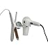 FLAT iron and HAIR dryer HOLDER in POLISHED chrome