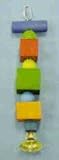 12.5 Toy With Dowel, Block, Beads  Bell