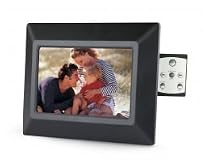 7" Digital Photo Frame, Plays Photos, Video & Music with Clock & Calendar Feature