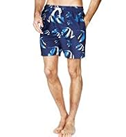 Blue Harbour Fish Print Quick Dry Swim Shorts