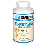 Benfotiamine W/Thiamine 100 mg - 120 vcaps., (Life Extension)