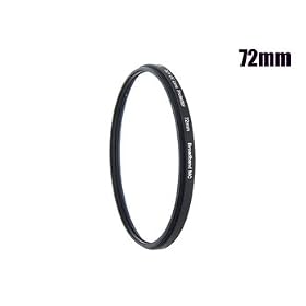 EMOLUX 72mm Ultra-Violet Filter Lens Protector (Black) + Worldwide free shiping