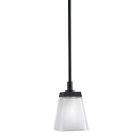 Kichler Lighting 2759BK 1-Light Urban Ice Halogen Mini Pendant, Black
