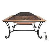 Asia Direct - AD213 - Square Fire Pit Bowl - Copper - 33 in.