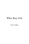 What Katy Did