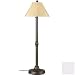 Patio Living Concepts San Juan Floor Lamp 60 - White Finish with Natural Linen Shade