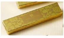 Sweet Shop Empty Gold Box - 4 Piece -- 100 per case.