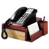 Search : Wood Tones Solid Wood Telephone Desk Stand, 12 1/8w x 10d, Black (ELD62538)