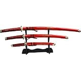 3pcs Engraved Dragon Sword Set