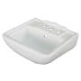 Small Wall-Hung Bathroom Sink 12.4"x11" White