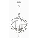 Solaris 3 Light Mini Pendant in Olde Silver