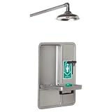 Haws 8356WCW Barrier-Free Wall-Mounted Fully Recessed Combination Shower and Eye/Face Wash
