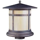 Cylindrical Outdoor Post Light