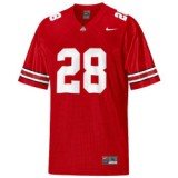 Ohio State Buckeyes Youth #28 Home College Replica Football Jersey By Nike Team Sports