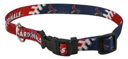 MLB St. Louis Cardinals Dog Collar Large 18
