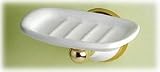 Franciscan Collection Soap Dish - Polished Brass