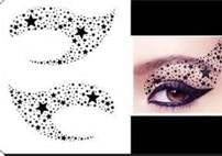 Temporary Eyeliner Tattoos Stars