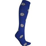 Red Lion Volleyball Print Knee High Socks
