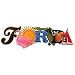 Stacked Statement 3-D Title Sticker: Florida