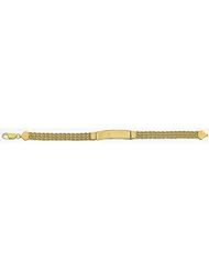 2.5mm x 3 14k Multiple Rope ID Bracelet 7"