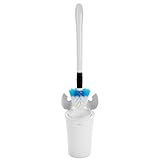 Oxo Good Grips 2209500 Round Toilet Brush and Canister, White