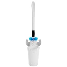 OXO Good Grips Round Toilet Brush and Canister, White