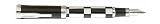 Conklin Jockey Club Midnight Black/White Broad Point Fountain Pen - JC04FP-B