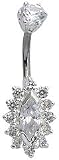 Belly Bar with Austrian crystals and 6MM top gem ball- Belly Rings - Body Bar - Body Jewellery - Navel Jewellery - Silver Belly Bar - we use the best quality CZ crystals Belly Bar with Austrian crystals and 6MM top gem ball- Belly Rings - Body Bar - Body Jewellery - Navel Jewellery - Silver Belly Bar - we use the best quality CZ crystals