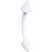 16 Gauge 5/16" White Spike Curved Barbell