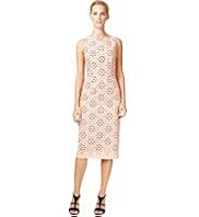Autograph Pure Cotton Sleevess Embroidered Dress