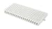 Dayton 2ZTV6 Gutter Drain Grating, Ridgid, 10 In. L
