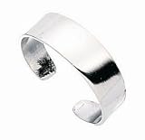 ADJUSTABLE SILVER TOE RING